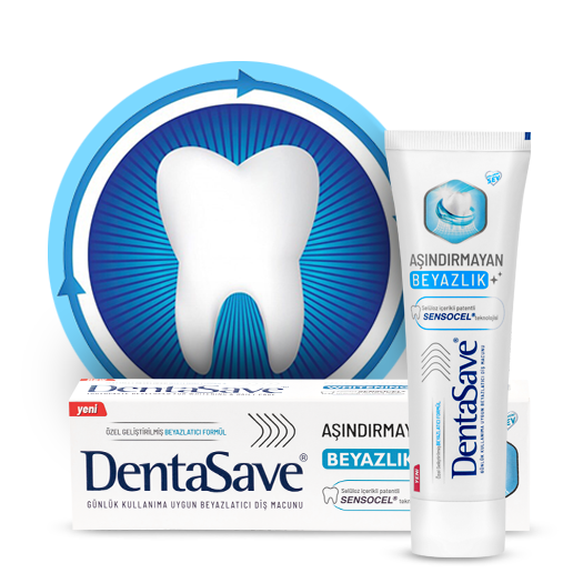DentaSave  Aşındırmayan Beyazlık Daha Beyaz Dişler